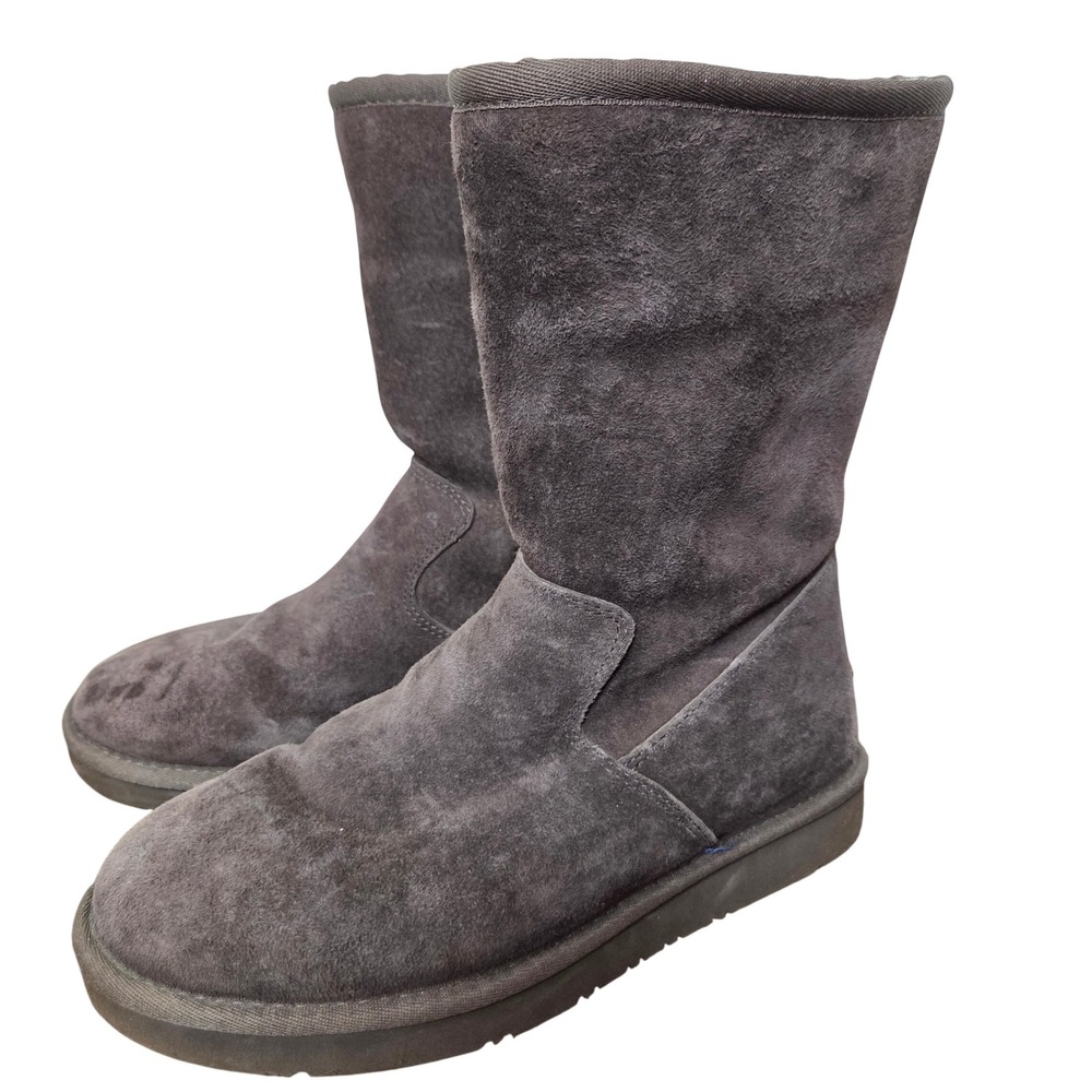 UGG mid shaft inner zipper‎ Brown Ugg bots womens size 8